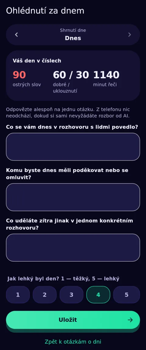 Konec dne, vašimi slovy