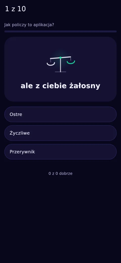 Zdania na granicy, po dziesięć dziennie