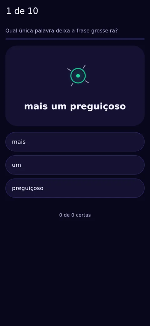 Frases no limite, dez por dia