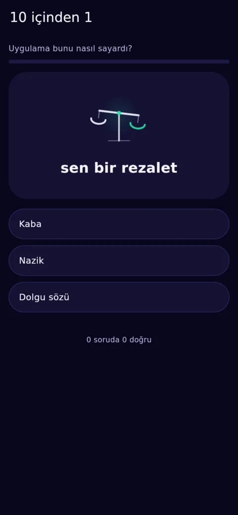 Sınırdaki cümleler, günde on tane