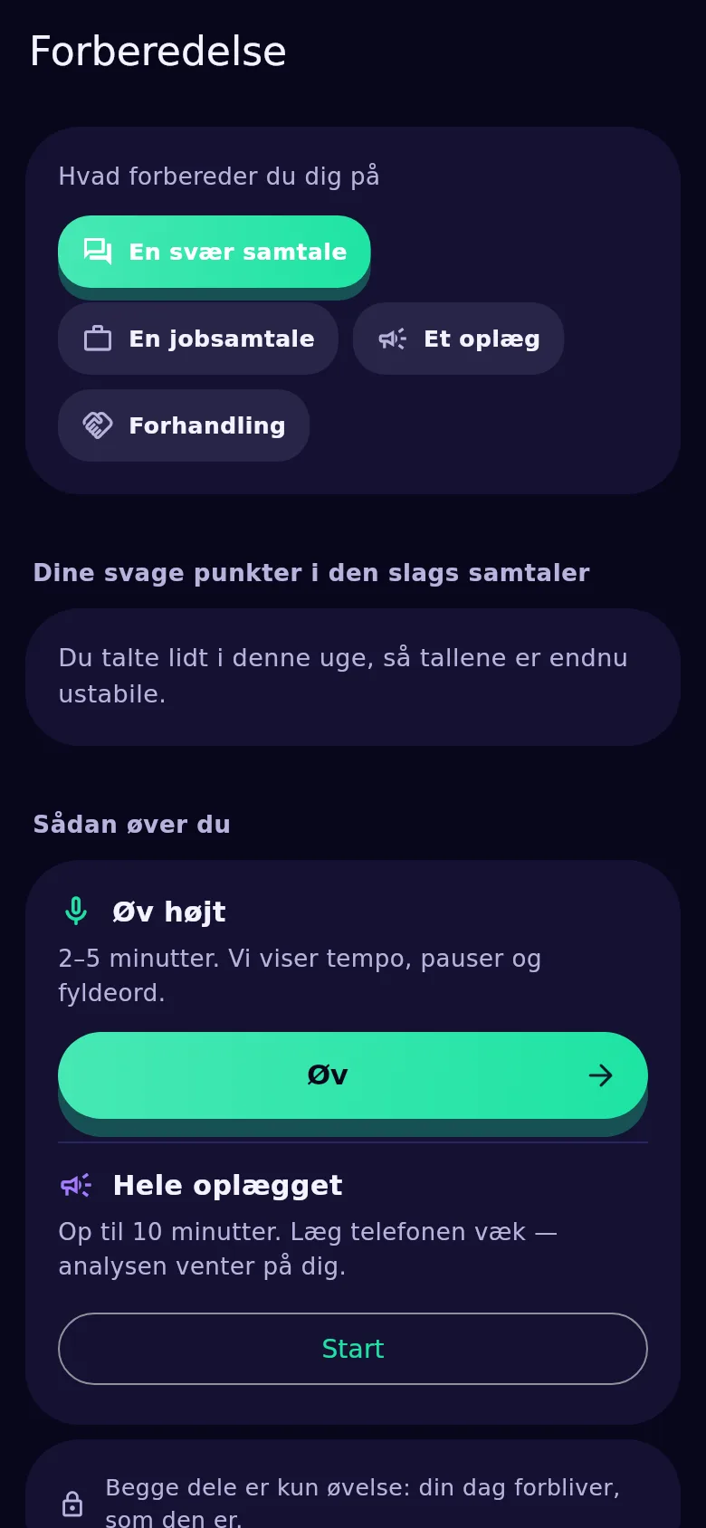 Forberedelsesskærmen i Kyndsy: hvad du forbereder dig på, dine svage steder og prøveknappen
