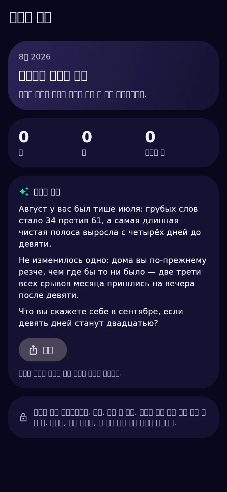 Kyndsy의 그 달에 대한 편지: 살아낸 한 달의 긴 분석